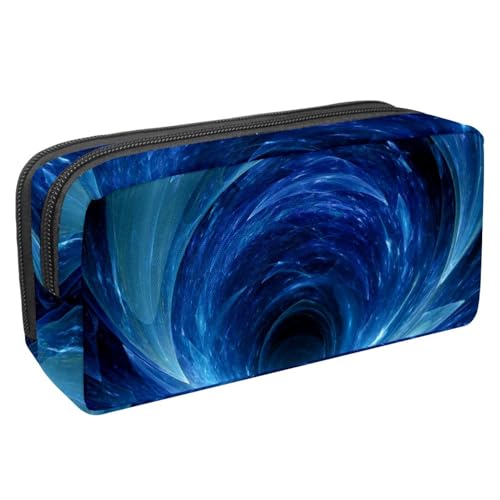 Eslifey Federmäppchen, abstraktes Netz-Spinnennetz-Muster, großes Fassungsvermögen, Federmäppchen, Schreibwaren, Stiftetasche, Mehrfarbig 10, 2.3x8.2x3.9in/6x21x10cm, Kosmetikkoffer von Eslifey