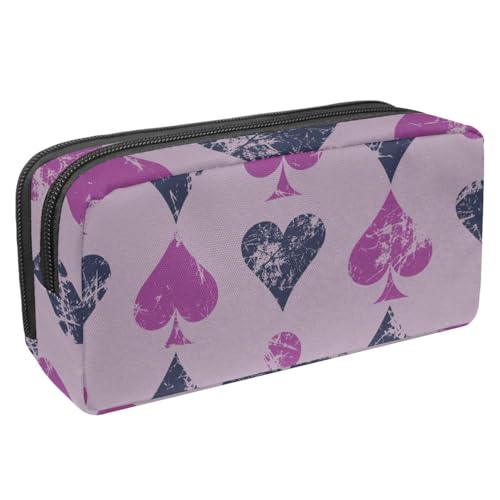 Eslifey Federmäppchen, abstraktes Netz-Spinnennetz-Muster, großes Fassungsvermögen, Federmäppchen, Schreibwaren, Stiftetasche, Mehrfarbig 4, 2.3x8.2x3.9in/6x21x10cm, Kosmetikkoffer von Eslifey