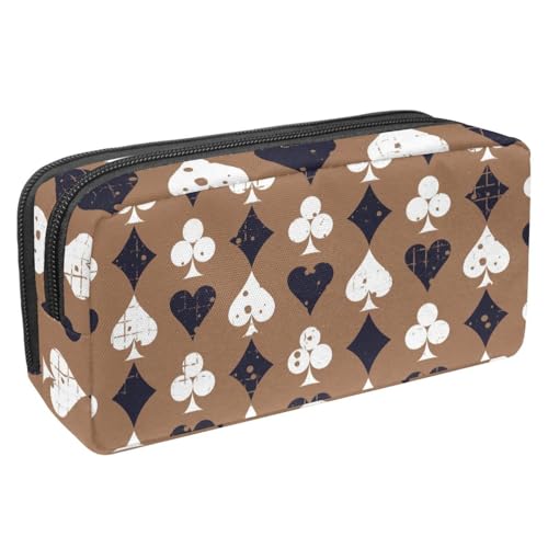 Eslifey Federmäppchen, abstraktes Netz-Spinnennetz-Muster, großes Fassungsvermögen, Federmäppchen, Schreibwaren, Stiftetasche, Mehrfarbig 5, 2.3x8.2x3.9in/6x21x10cm, Kosmetikkoffer von Eslifey