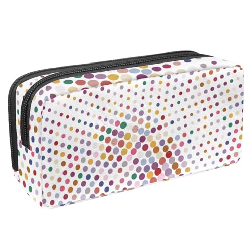 Eslifey Federmäppchen, blau und weiß, kunstvolles Mandala-Blumenmuster, großes Fassungsvermögen, Federmäppchen, Schreibwaren, Stiftetasche, Mehrfarbig 9, 2.3x8.2x3.9in/6x21x10cm, Kosmetikkoffer von Eslifey