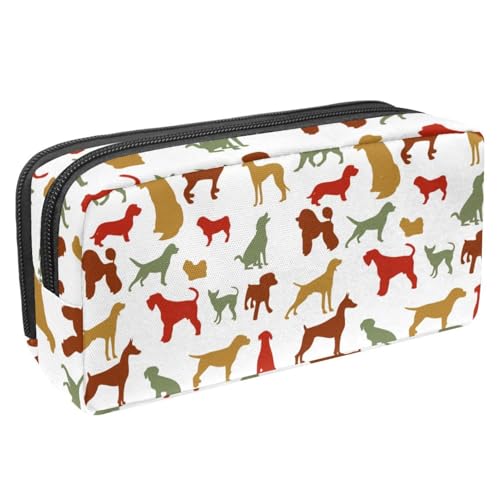 Eslifey Federmäppchen, buntes Regenbogen-Muster, großes Fassungsvermögen, Federmäppchen, Schreibwaren, Stiftetasche, Mehrfarbig 8, 2.3x8.2x3.9in/6x21x10cm, Kosmetikkoffer von Eslifey