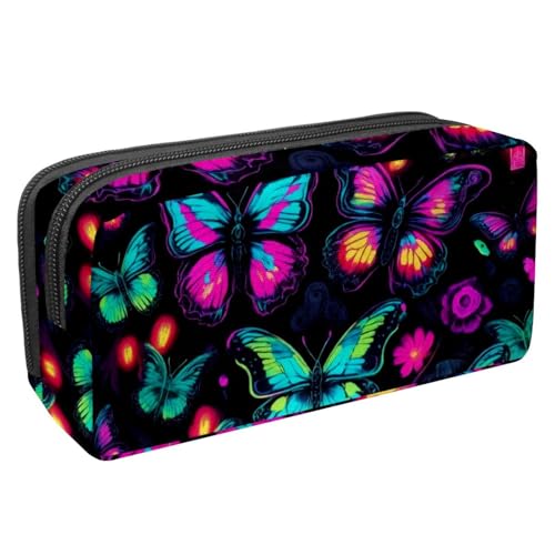 Eslifey Federmäppchen, chinesisches Drachenmuster, großes Fassungsvermögen, Federmäppchen, Schreibwaren, Stiftetasche, Mehrfarbig 9, 2.3x8.2x3.9in/6x21x10cm, Kosmetikkoffer von Eslifey