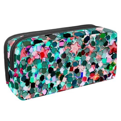 Eslifey Federmäppchen, farbige Blumen, schöne große Kapazität, Federmäppchen, Schreibwaren, Stiftebeutel, Mehrfarbig 5, 2.3x8.2x3.9in/6x21x10cm, Kosmetikkoffer von Eslifey