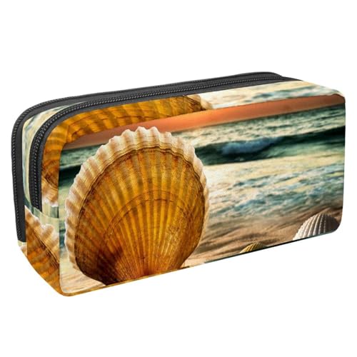 Eslifey Federmäppchen, goldener Eulenkopf, großes Fassungsvermögen, Schreibwaren, Stiftetasche, Mehrfarbig 9, 2.3x8.2x3.9in/6x21x10cm, Kosmetikkoffer von Eslifey