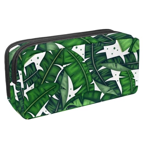 Eslifey Federmäppchen, grünes Dinosaurier-Muster, großes Fassungsvermögen, Federmäppchen, Schreibwaren, Stiftetasche, Mehrfarbig 2, 2.3x8.2x3.9in/6x21x10cm, Kosmetikkoffer von Eslifey