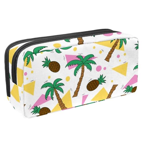 Eslifey Federmäppchen, grünes Dinosaurier-Muster, großes Fassungsvermögen, Federmäppchen, Schreibwaren, Stiftetasche, Mehrfarbig 3, 2.3x8.2x3.9in/6x21x10cm, Kosmetikkoffer von Eslifey