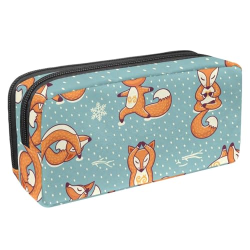 Eslifey Federmäppchen, grünes Dinosaurier-Muster, großes Fassungsvermögen, Federmäppchen, Schreibwaren, Stiftetasche, Mehrfarbig 5, 2.3x8.2x3.9in/6x21x10cm, Kosmetikkoffer von Eslifey