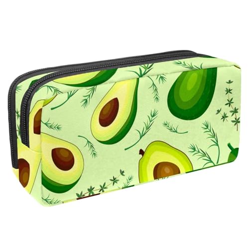 Eslifey Federmäppchen, grünes Dinosaurier-Muster, großes Fassungsvermögen, Federmäppchen, Schreibwaren, Stiftetasche, Mehrfarbig 7, 2.3x8.2x3.9in/6x21x10cm, Kosmetikkoffer von Eslifey