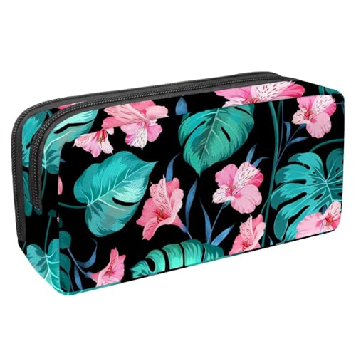 Eslifey Federmäppchen, grünes Dinosaurier-Muster, großes Fassungsvermögen, Federmäppchen, Schreibwaren, Stiftetasche, Mehrfarbig 8, 2.3x8.2x3.9in/6x21x10cm, Kosmetikkoffer von Eslifey