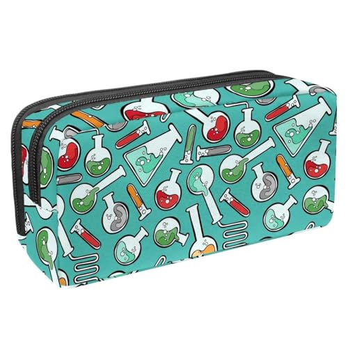 Eslifey Federmäppchen, niedliche Haie, großes Fassungsvermögen, Schreibwaren-Stifttasche, Mehrfarbig 10, 2.3x8.2x3.9in/6x21x10cm, Kosmetikkoffer von Eslifey