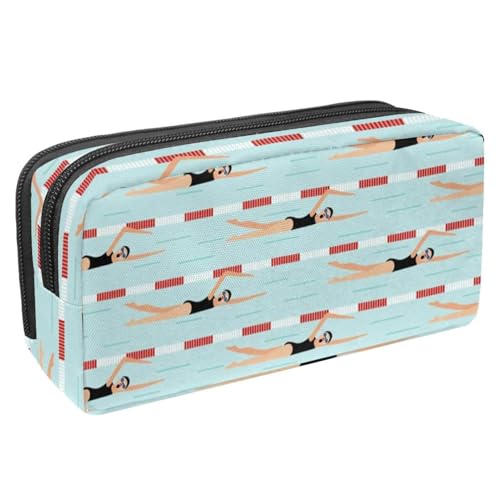 Eslifey Federmäppchen, niedlicher Panda, großes Fassungsvermögen, Schreibwaren, Stiftetasche, Mehrfarbig 9, 2.3x8.2x3.9in/6x21x10cm, Kosmetikkoffer von Eslifey