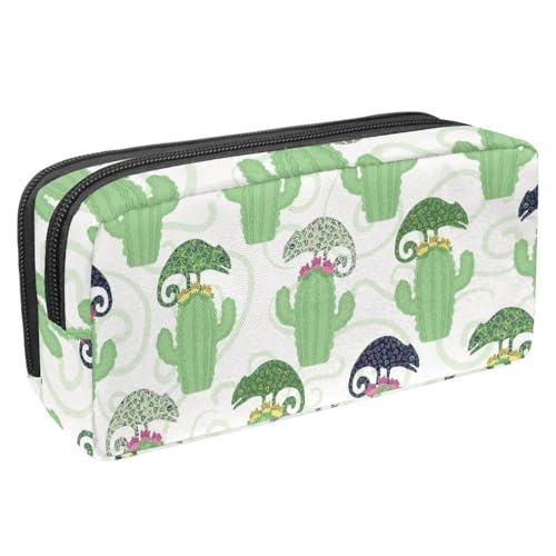 Eslifey Federmäppchen, niedliches Dinosaurier-Muster, großes Fassungsvermögen, Federmäppchen, Schreibwaren, Stiftetasche, Mehrfarbig 8, 2.3x8.2x3.9in/6x21x10cm, Kosmetikkoffer von Eslifey