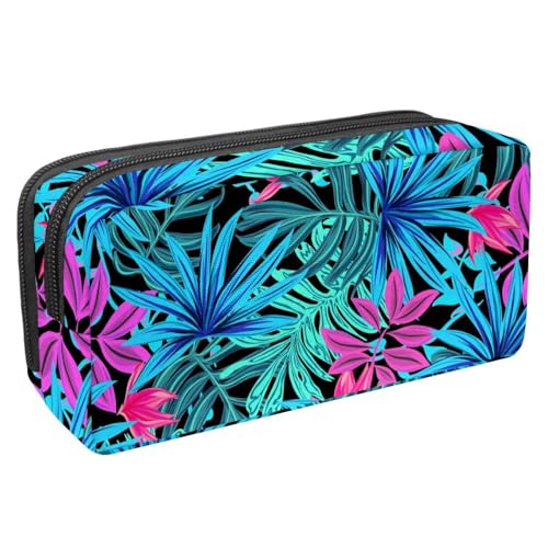 Eslifey Federmäppchen, wildes Dinosaurier-Muster, großes Fassungsvermögen, Federmäppchen, Schreibwaren, Stiftetasche, Mehrfarbig 8, 2.3x8.2x3.9in/6x21x10cm, Kosmetikkoffer von Eslifey