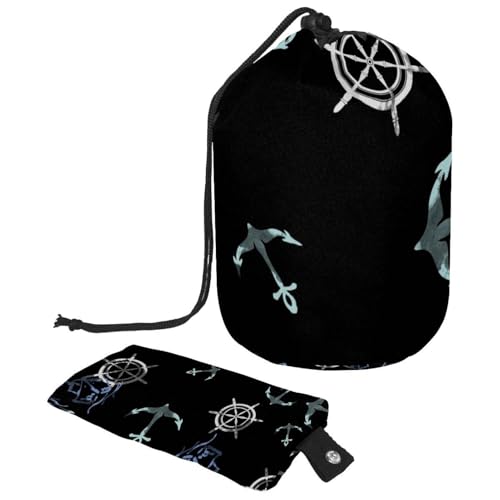 Eslifey Große Make-up-Tasche mit Kordelzug, Sommerfrucht, gelbe Zitrone, Reise-Kosmetiktasche, tragbare Make-up-Organizer-Tasche, Mehrfarbig 10, 9.9x6.9in/25.2x17.6cm von Eslifey