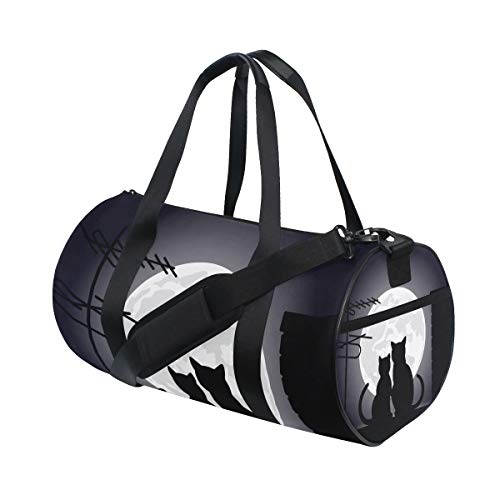 Eslifey Katzen Moonlight Fitness Sporttasche Gym Bag Reisetasche Seesack für Damen und Herren Eslifey Katzen Moonlight Fitness Sporttasche Gym Bag Reisetasche Seesack für Damen und Herren von Eslifey