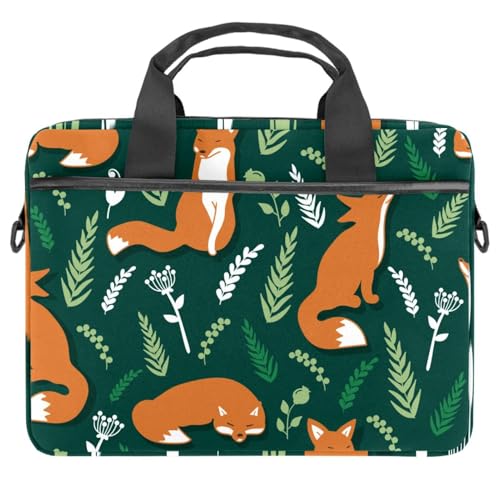 Eslifey Laptoptasche, tragbar, Umhängetasche, Kuriertasche, Aktentasche mit Tragegriff, 33 - 35,6 cm (13 - 14 Zoll), Regenbogenrosa, Mehrfarbig 9, 11x14.5x1.2in /28x36.8x3 cm von Eslifey