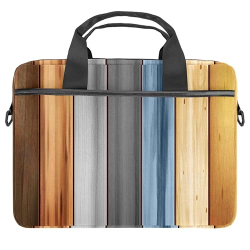 Eslifey Laptoptasche aus Holz, tragbar, Umhängetasche, Kuriertasche, Aktentasche mit Tragegriff, 33 - 35,6 cm (13 - 14 Zoll) von Eslifey