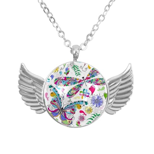 Eslifey Magnetische Lesezeichen, Blumenmuster, Schmetterlinge, Seitenmarkierungen, Leder, Lesezeichen, Buchzubehör, für Studenten, Lehrer, Lesen, 6 Stück von Eslifey