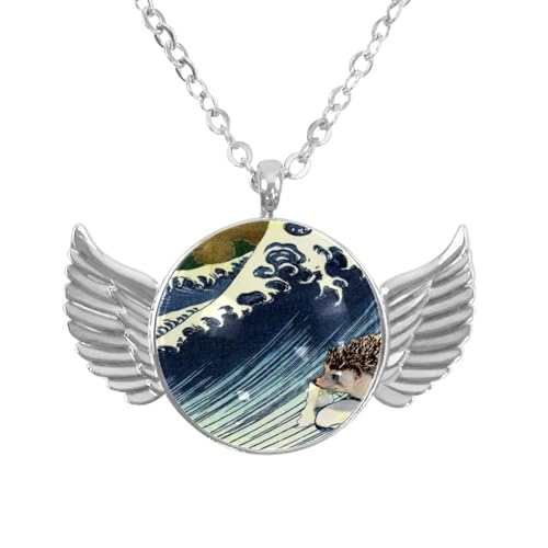 Eslifey Magnetische Lesezeichen, Igel-Surf-Seitenmarkierungen, Leder-Lesezeichen, Buchzubehör, für Studenten, Lehrer, Lesen, 6 Stück von Eslifey