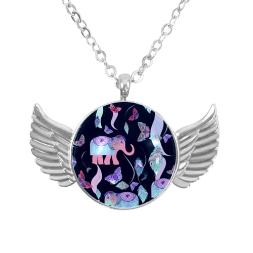 Eslifey Magnetische Lesezeichen, abstrakte indische Elefantenfedern, Blättermuster, Seitenmarkierungen, Leder, Lesezeichen, Buchzubehör, für Studenten, Lehrer, Lesen, 6 Stück von Eslifey