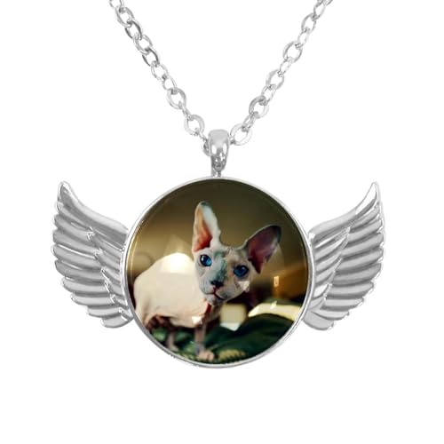 Eslifey Magnetische Lesezeichen, niedliche haarlose Katze, Seitenmarkierungen, Leder-Lesezeichen, Buchzubehör, für Studenten, Lehrer, Lesen, 6 Stück von Eslifey