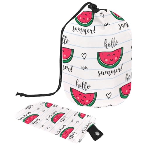 Eslifey Reise-Kosmetiktasche, Make-up-Tasche, multifunktionaler Kulturbeutel, runder Organizer, Aufbewahrungstasche, Dinosaurier-Fußabdruck-Muster, Mehrfarbig 8, 9.9x6.9in/25.2x17.6cm von Eslifey