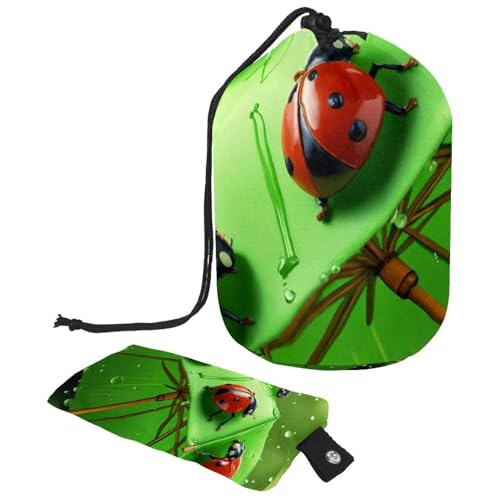 Eslifey Reise-Kosmetiktasche, Make-up-Tasche, multifunktionaler Kulturbeutel, runder Organizer, Aufbewahrungstasche, Regentag, Marienkäfer-Regenschirm, mehrfarbig, 9.9x6.9in/25.2x17.6cm Eslifey Reise-Kosmetiktasche, Make-up-Tasche, multifunktionaler Kulturbeutel, runder Organizer, Aufbewahrungstasche, Regentag, Marienkäfer-Regenschirm, mehrfarbig, 9.9x6.9in/25.2x17.6cm von Eslifey