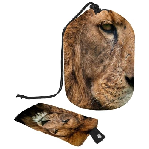 Eslifey Reise-Kosmetiktasche, Make-up-Tasche, multifunktionaler Kulturbeutel, runder Organizer, Aufbewahrungstasche, rosa und violett, pastellfarbene Dinosaurier, Mehrfarbig 4, 9.9x6.9in/25.2x17.6cm von Eslifey