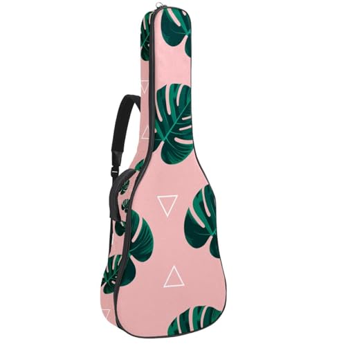 Eslifey Tasche für Akustikgitarre, Dinosaurier, Tier, verstellbarer Schultergurt, Gitarrenkoffer, Gigbag 101,6 cm, 104,4 cm, 106,7, Mehrfarbig 9, 42.9x16.9x4.7 in, Taschen-Organizer von Eslifey