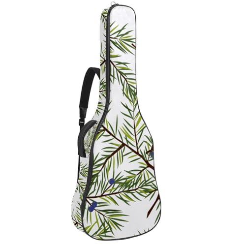 Eslifey Tasche für Akustikgitarre, buntes Dinosaurier-Muster, verstellbarer Schultergurt, Gitarrenkoffer, Gigbag 101,6 cm, 104,4 cm, 106,7, Mehrfarbig 6, 42.9x16.9x4.7 in, Taschen-Organizer von Eslifey