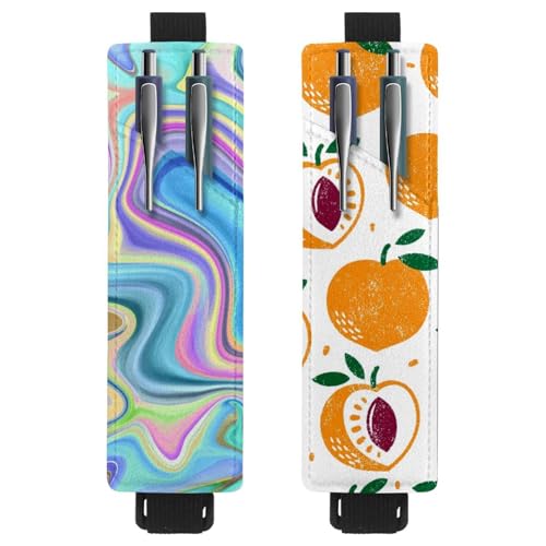 Eslifey Tragbarer Stifthalter, Tai Chi, Koi, Kirschblüte, Stifteetui für 2 oder 3 Stifte, verstellbares Gummiband, abnehmbar, 2 Stück, mehrfarbig 9, 6.1x1.8in/15.4x4.6cm Eslifey Tragbarer Stifthalter, Tai Chi, Koi, Kirschblüte, Stifteetui für 2 oder 3 Stifte, verstellbares Gummiband, abnehmbar, 2 Stück, mehrfarbig 9, 6.1x1.8in/15.4x4.6cm von Eslifey