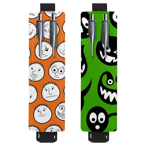 Eslifey Tragbarer Stifthalter, Zitronen- und Limettensaft, buntes Sommermuster, Stifteetui, Etui für 2 oder 3 Stifte, verstellbares Gummiband, abnehmbar, 2 Stück, Multi 11, 6.1x1.8in/15.4x4.6cm Eslifey Tragbarer Stifthalter, Zitronen- und Limettensaft, buntes Sommermuster, Stifteetui, Etui für 2 oder 3 Stifte, verstellbares Gummiband, abnehmbar, 2 Stück, Multi 11, 6.1x1.8in/15.4x4.6cm von Eslifey