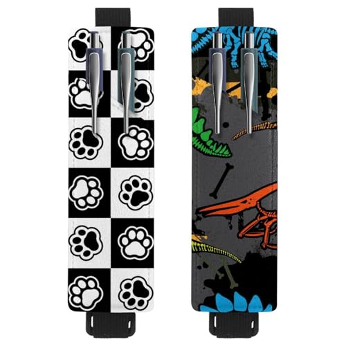 Eslifey Tragbarer Stifthalter, abstrakte Welle, Stifthalter, Stifteetui für 2 oder 3 Stifte, verstellbares Gummiband, abnehmbar, 2 Stück, Mehrfarbig 10, 6.1x1.8in/15.4x4.6cm Eslifey Tragbarer Stifthalter, abstrakte Welle, Stifthalter, Stifteetui für 2 oder 3 Stifte, verstellbares Gummiband, abnehmbar, 2 Stück, Mehrfarbig 10, 6.1x1.8in/15.4x4.6cm von Eslifey