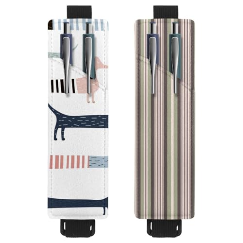 Eslifey Tragbarer Stifthalter, niedliches Katzen-Skelett-Knochen-Stifthalter, Stifteetui für 2 oder 3 Stifte, verstellbares Gummiband, abnehmbar, 2 Stück, mehrfarbig 4, 6.1x1.8in/15.4x4.6cm Eslifey Tragbarer Stifthalter, niedliches Katzen-Skelett-Knochen-Stifthalter, Stifteetui für 2 oder 3 Stifte, verstellbares Gummiband, abnehmbar, 2 Stück, mehrfarbig 4, 6.1x1.8in/15.4x4.6cm von Eslifey