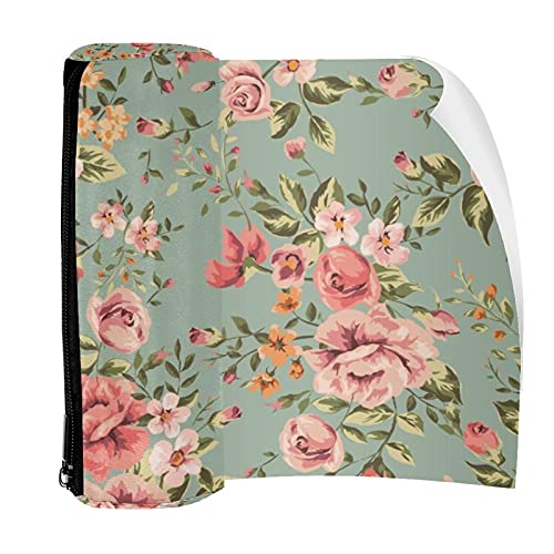 Federmappe Vintage Blumen Beutel Tasche Stift Reißverschluss Tasche für Schreibwaren Reisen Schule Studenten Zubehör von Eslifey