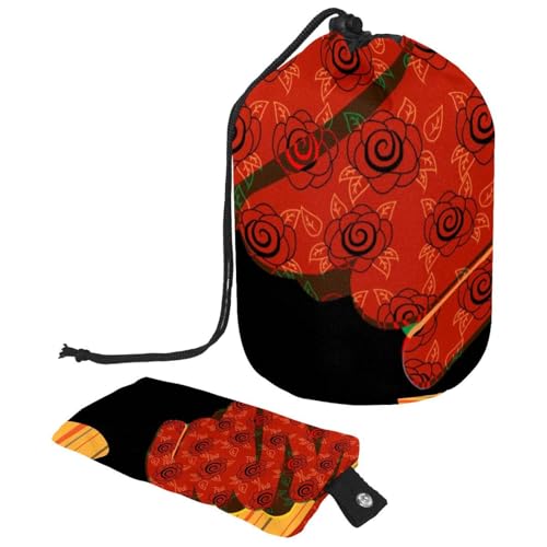 asebiunh Make-up-Tasche mit Kordelzug, groß, afrikanische Frau im traditionellen Turban, Kente-Kopf-Wickel-Silhouette, Reise-Kosmetiktasche, tragbare Make-up-Tasche, mehrfarbig, 9.9x6.9in/25.2x17.6cm asebiunh Make-up-Tasche mit Kordelzug, groß, afrikanische Frau im traditionellen Turban, Kente-Kopf-Wickel-Silhouette, Reise-Kosmetiktasche, tragbare Make-up-Tasche, mehrfarbig, 9.9x6.9in/25.2x17.6cm von Eslifey