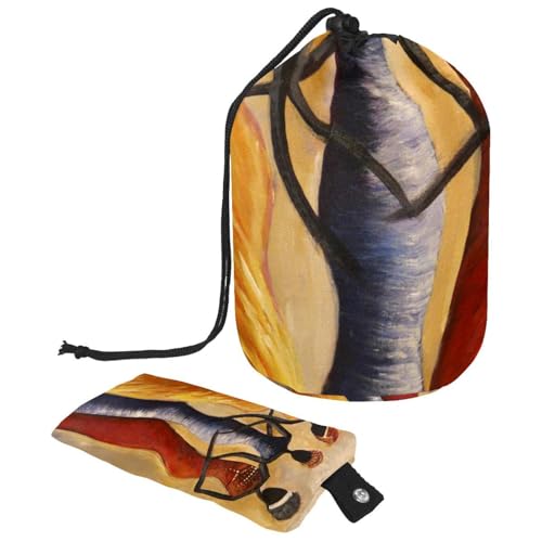 asebiunh Make-up-Tasche mit Kordelzug, groß, afrikanische Frauen, Malerei, Reise-Kosmetiktasche, tragbare Make-up-Organizer-Tasche, mehrfarbig, 9.9x6.9in/25.2x17.6cm asebiunh Make-up-Tasche mit Kordelzug, groß, afrikanische Frauen, Malerei, Reise-Kosmetiktasche, tragbare Make-up-Organizer-Tasche, mehrfarbig, 9.9x6.9in/25.2x17.6cm von Eslifey