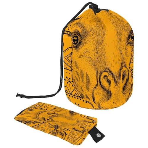 asebiunh Reise-Kosmetiktasche, Make-up-Tasche, multifunktionaler Kulturbeutel, runder Organizer, Aufbewahrungstasche, afrikanische Frau, Ethno-Stammes-Graffen, mehrfarbig, 9.9x6.9in/25.2x17.6cm asebiunh Reise-Kosmetiktasche, Make-up-Tasche, multifunktionaler Kulturbeutel, runder Organizer, Aufbewahrungstasche, afrikanische Frau, Ethno-Stammes-Graffen, mehrfarbig, 9.9x6.9in/25.2x17.6cm von Eslifey