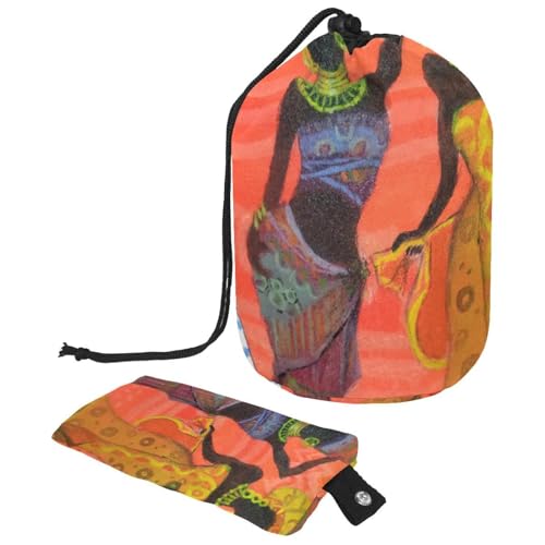 asebiunh Reise-Kosmetiktasche, Make-up-Tasche, multifunktionaler Kulturbeutel, runder Organizer, Aufbewahrungstasche, afrikanische Frau, mehrfarbig, 9.9x6.9in/25.2x17.6cm asebiunh Reise-Kosmetiktasche, Make-up-Tasche, multifunktionaler Kulturbeutel, runder Organizer, Aufbewahrungstasche, afrikanische Frau, mehrfarbig, 9.9x6.9in/25.2x17.6cm von Eslifey