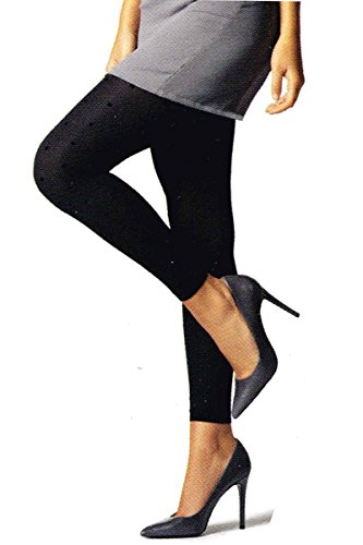 Esmara® Leggings LYCRA® Elasthan- Bequeme & Chic Anthrazit mit Punkten 36/38 von Esmara