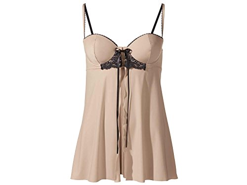 Esmara Lingerie Damen BH-Top Unterwäsche Geschenkbox beige/Hautfarbe 80B von Esmara