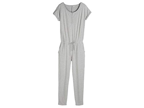 Esmara Pure Collection Damen Jumpsuit Bio Baumwolle Grau S 36/38 von Esmara