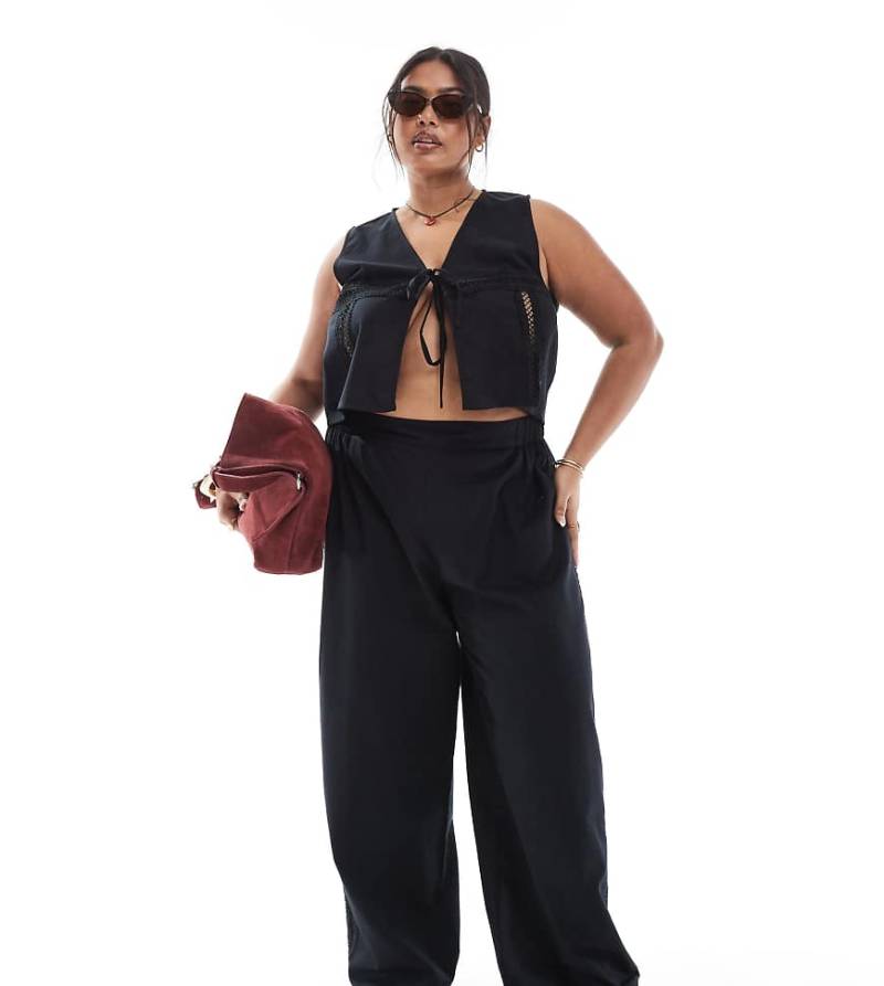 Esmée Curve - Exclusive - Strandhose in Schwarz, Kombiteil von Esmee Curve