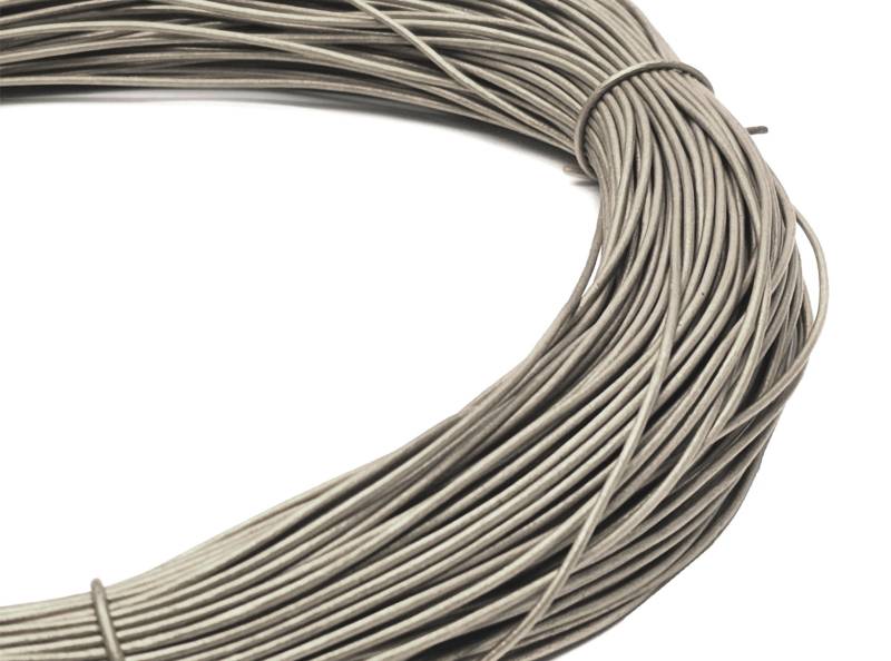 esnado Lederband 1,5 mm - Echt Leder - Silber esnado Lederband 1,5 mm - Echt Leder - Silber von Esnado