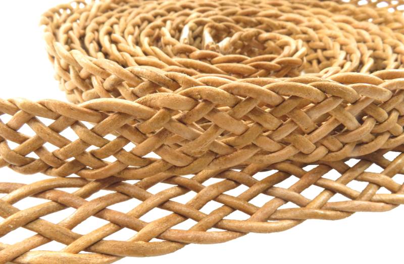 esnado Lederband flach, locker geflochten, 15 mm - Natur esnado Lederband flach, locker geflochten, 15 mm - Natur von Esnado