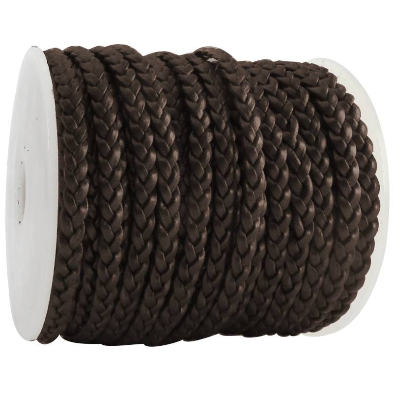 esnado Lederband flach geflochten, 5 mm x 2 mm - Braun esnado Lederband flach geflochten, 5 mm x 2 mm - Braun von Esnado