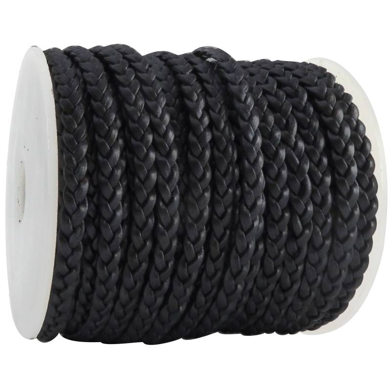 esnado Lederband flach geflochten, 5 mm x 2 mm - Navy esnado Lederband flach geflochten, 5 mm x 2 mm - Navy von Esnado