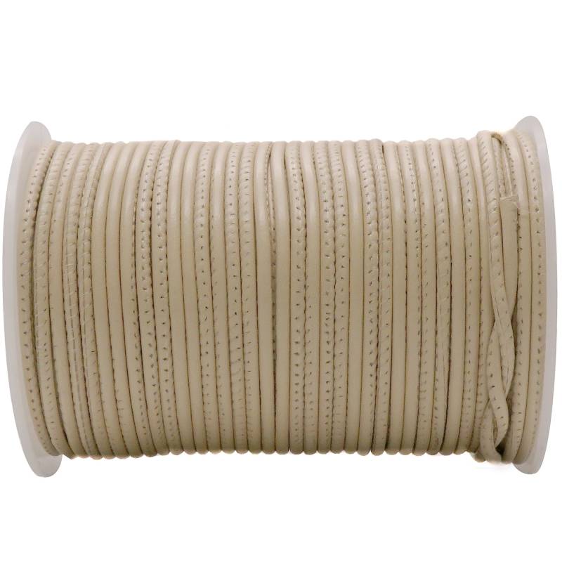 esnado Lederband gesäumt, Ø 2,5 mm - Natur esnado Lederband gesäumt, Ø 2,5 mm - Natur von Esnado