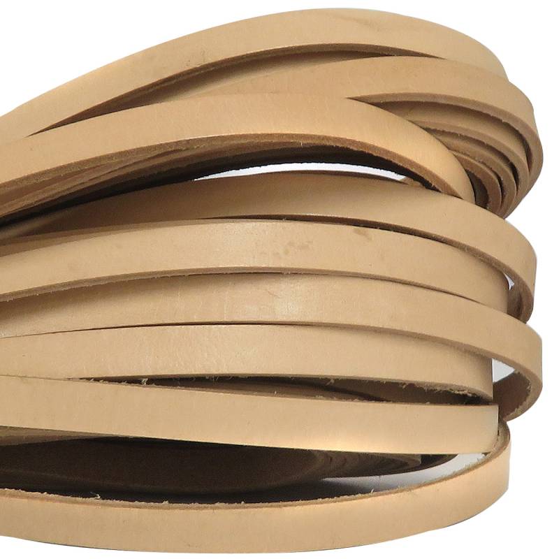 esnado Lederriemen, 10 mm x 2,5 mm - Natur esnado Lederriemen, 10 mm x 2,5 mm - Natur von Esnado