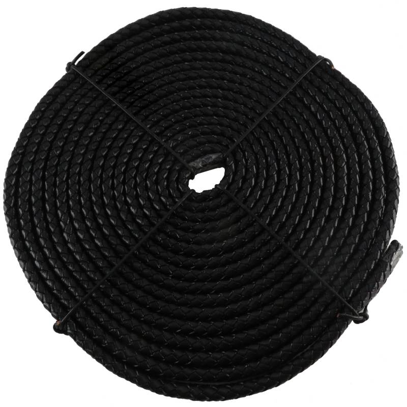 esnado Oval geflochtene Lederschnur Schwarz – 10 mm x 6 mm esnado Oval geflochtene Lederschnur Schwarz – 10 mm x 6 mm von Esnado